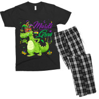 Jester Alligator Beads Mardi Gras Fat Tuesday Para Men's T-shirt Pajama Set | Artistshot