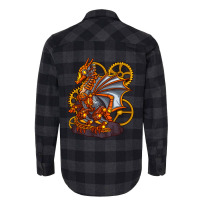 Steampunk Dragon Seahorse Mythical Creature Indust Flannel Shirt | Artistshot