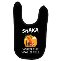 Shaka When The Walls Fell. Hawaiian Greetings Alie Baby Bibs | Artistshot