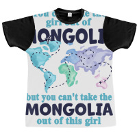 Relocation From Mongolia   Proud Girl From Mongoli Graphic T-shirt | Artistshot