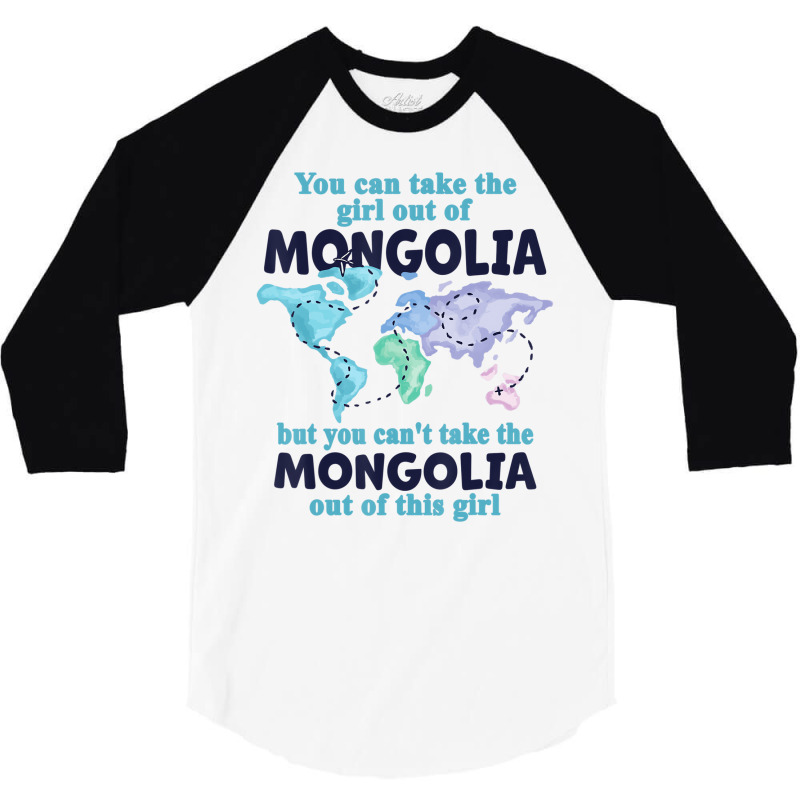 Relocation From Mongolia   Proud Girl From Mongoli 3/4 Sleeve Shirt by gabuya | Artistshot