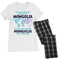 Relocation From Mongolia   Proud Girl From Mongoli Women's Pajamas Set | Artistshot