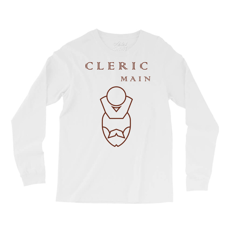 Cleric Main Outline Long Sleeve Shirts | Artistshot