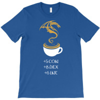 Coffee Stats Tabletop Rpg Addict 7 T-shirt | Artistshot