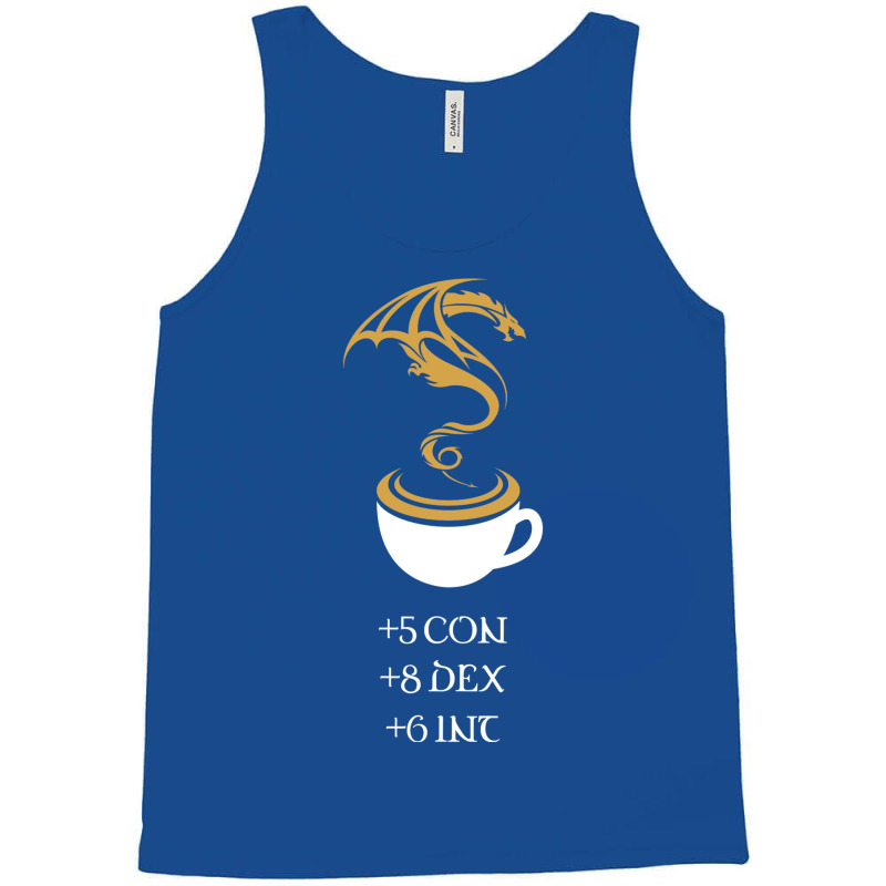 Coffee Stats Tabletop Rpg Addict 7 Tank Top | Artistshot