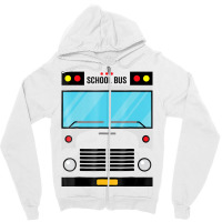 School Bus Costume Shirt Halloween Costume Zipper Hoodie | Artistshot