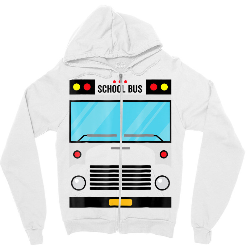 School Bus Costume Shirt Halloween Costume Zipper Hoodie | Artistshot