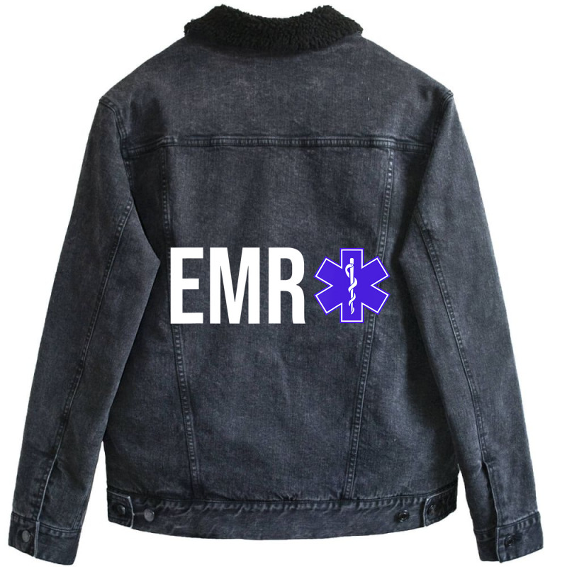 Emr Emergency Medical Responder Gift T Shirt Unisex Sherpa-lined Denim Jacket | Artistshot