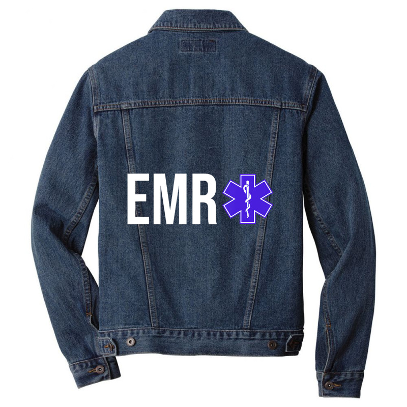 Emr Emergency Medical Responder Gift T Shirt Men Denim Jacket | Artistshot