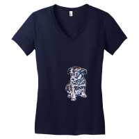 An Eight Week Old Puppy Looki Women's V-neck T-shirt | Artistshot