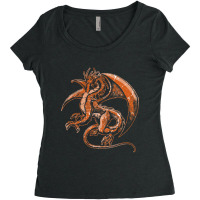 Fantasy Dragon Middle Ages Women's Triblend Scoop T-shirt | Artistshot