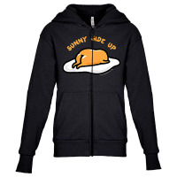 Gudetama The Lazy Egg Sunny Side Up Tee Shirt Youth Zipper Hoodie | Artistshot