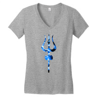 Lord Shiva Divine Trishul Tshirt Women's V-neck T-shirt | Artistshot