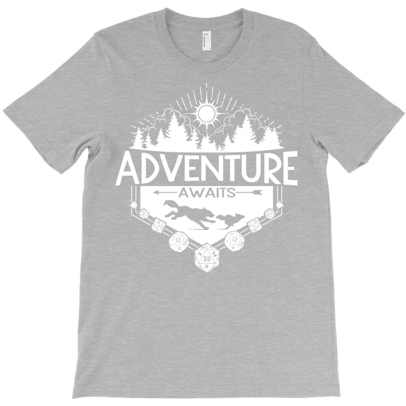 Adventure Awaits   White Version T-shirt | Artistshot