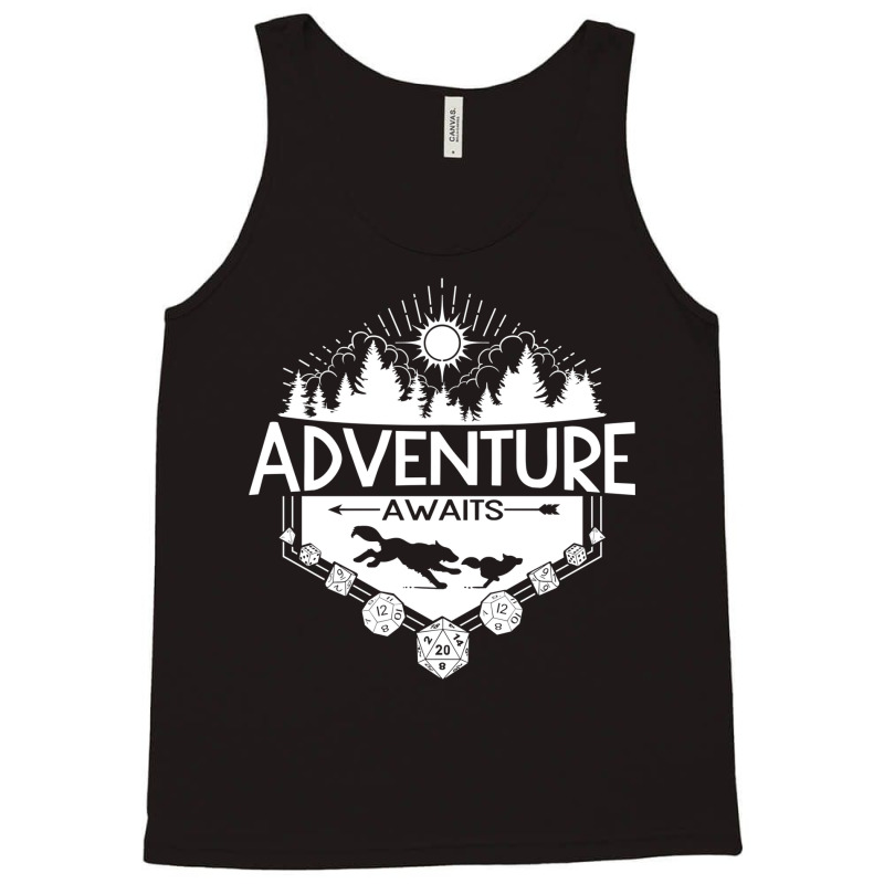 Adventure Awaits   White Version Tank Top | Artistshot