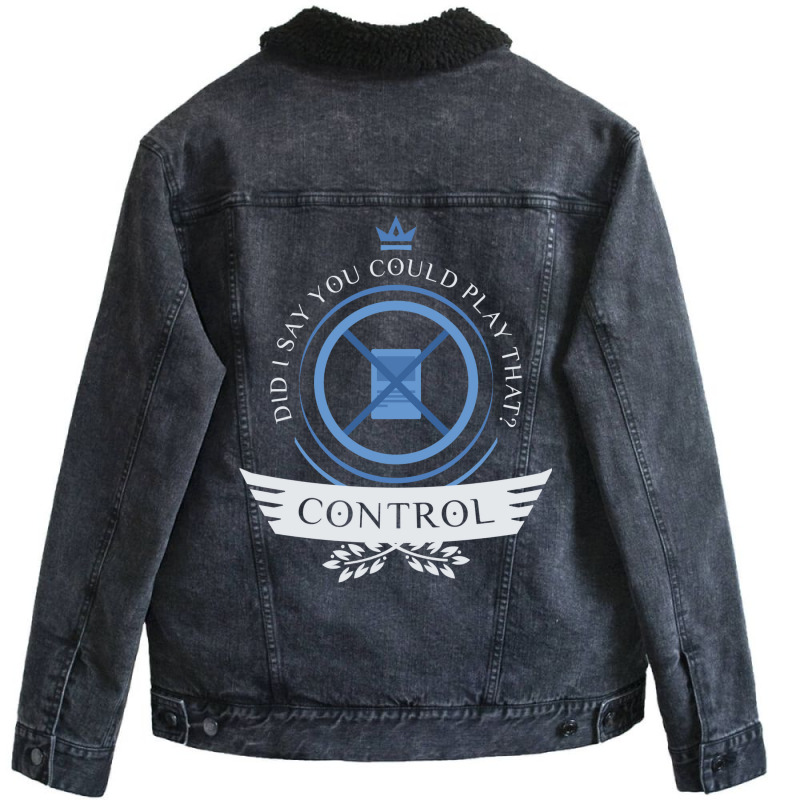 Control Life V1 27 Unisex Sherpa-lined Denim Jacket | Artistshot