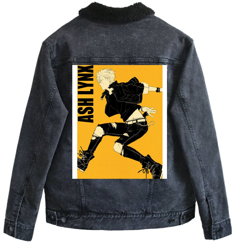 Banana Fish 35 Unisex Sherpa-Lined Denim Jacket by masfiaano4 | Artistshot