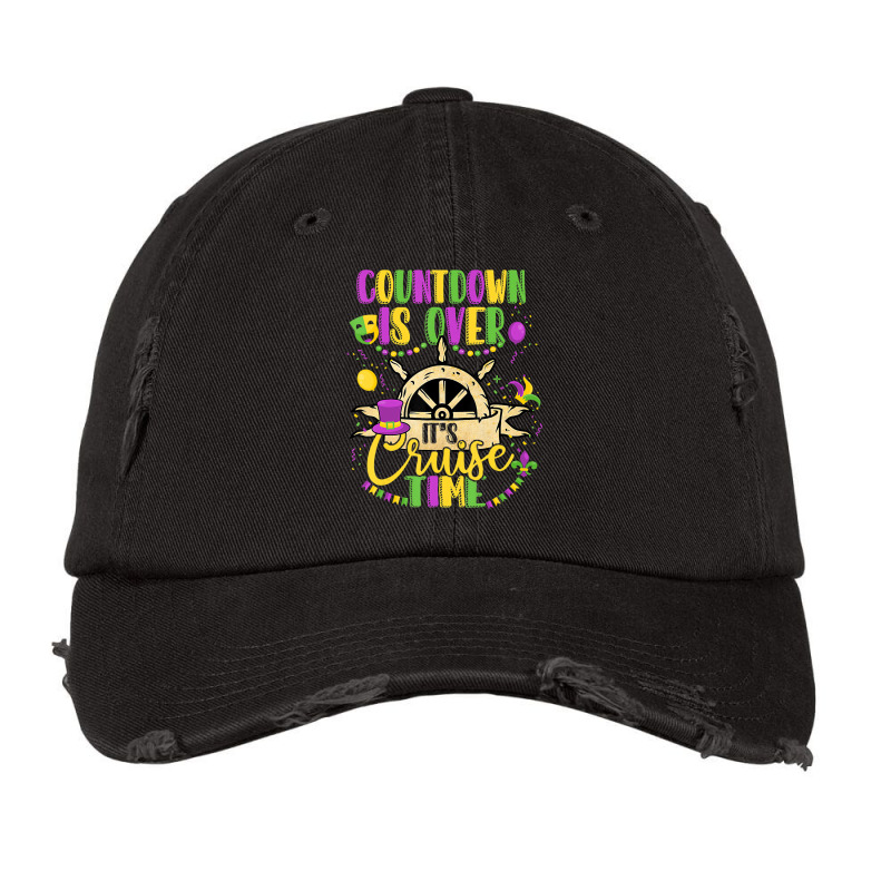 Countdown Is Over It's Cruise Time Funny Cruise Ma Vintage Cap by scrabeck | Artistshot