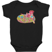 A Beautiful Brindle Female Pi Baby Bodysuit | Artistshot