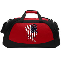 American Flag Inside Active Duffel | Artistshot