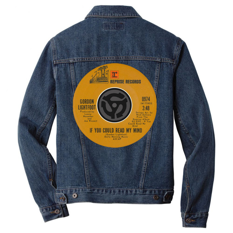 Gordon Singer Lightfoo, Gordon Folk Music Lightfoot, 1960s, Canadas Men Denim Jacket | Artistshot