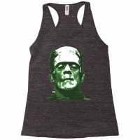 3d Printed Retro Frankenstein Glitch Remix Graphic Racerback Tank | Artistshot