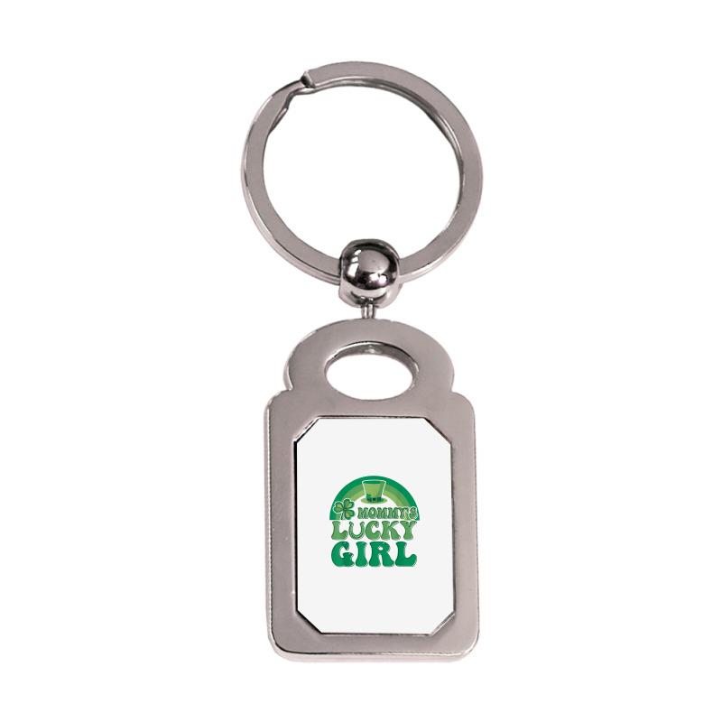 St Patricks Day T Shirt Silver Rectangle Keychain | Artistshot