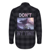 Don't Waste My Time Eldrazi Titan Magic Card Desig Flannel Shirt | Artistshot