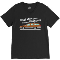 Station Wagon Shirt Real Men Drive Station Wagons V-neck Tee | Artistshot