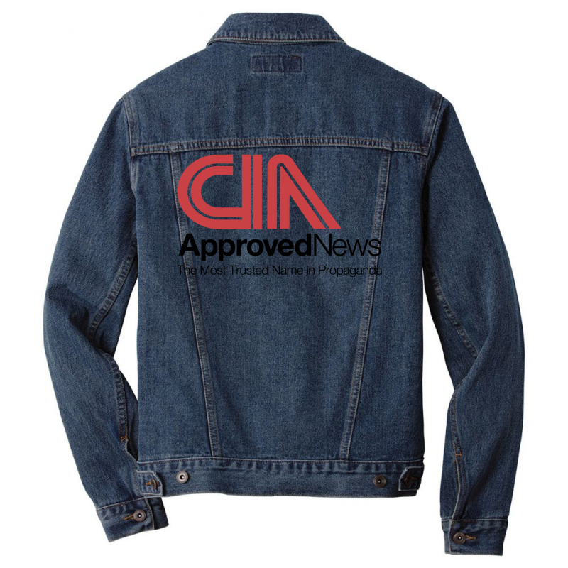 Cia Approved News Men Denim Jacket by masfiaano4 | Artistshot