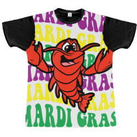 Crawfish Mardi Gras Retro Mudbug Carnival Parade C Graphic T-shirt | Artistshot