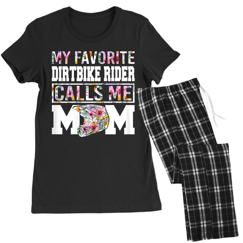 Womens My Favorite Dirt Bike Rider Calls Me Mom Fu Women's Pajamas Set by gabuya | Artistshot