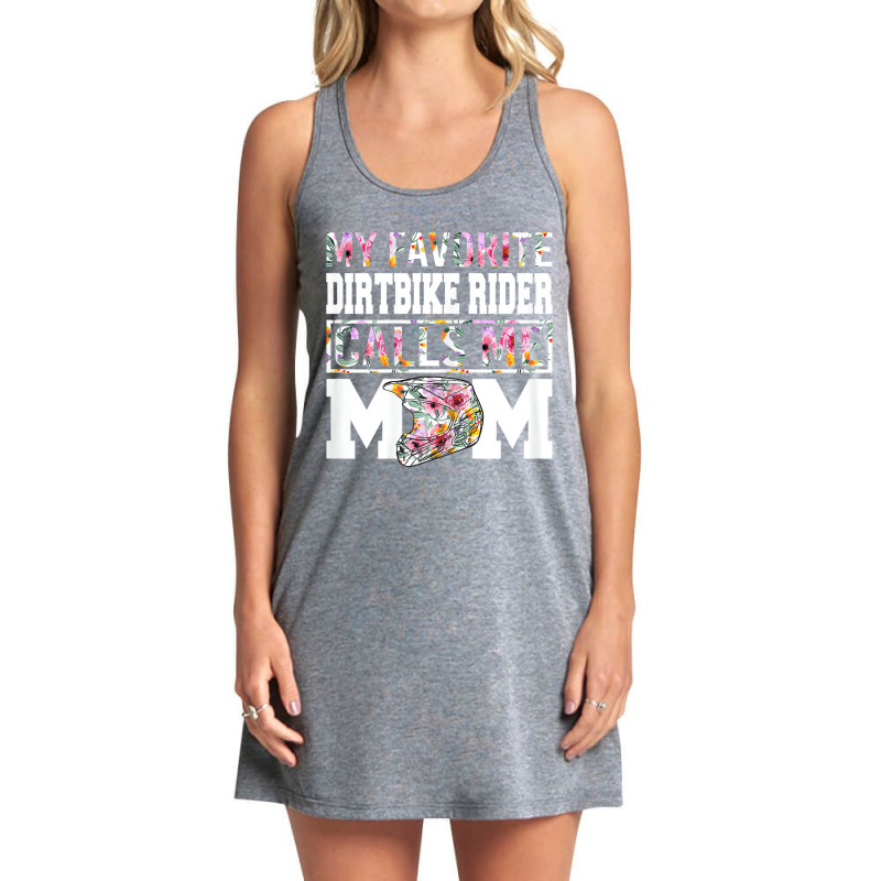 Womens My Favorite Dirt Bike Rider Calls Me Mom Fu Tank Dress by gabuya | Artistshot