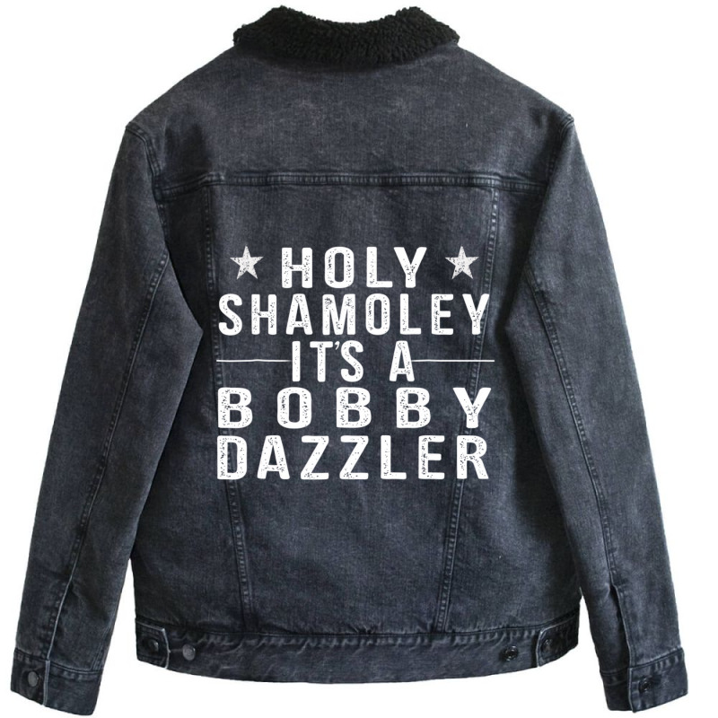 Curse Of Island Holy Shamoley Bobby Dazzler T Shir Unisex Sherpa-lined Denim Jacket | Artistshot