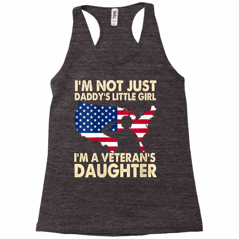 Womens I'm Not Just Daddy's Little Girl Veteran's Racerback Tank by refahnes | Artistshot