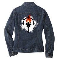 Darkest Dungeon Player 22 Ladies Denim Jacket | Artistshot