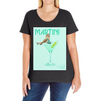 The Martini Cocktail Ladies Curvy T-shirt | Artistshot