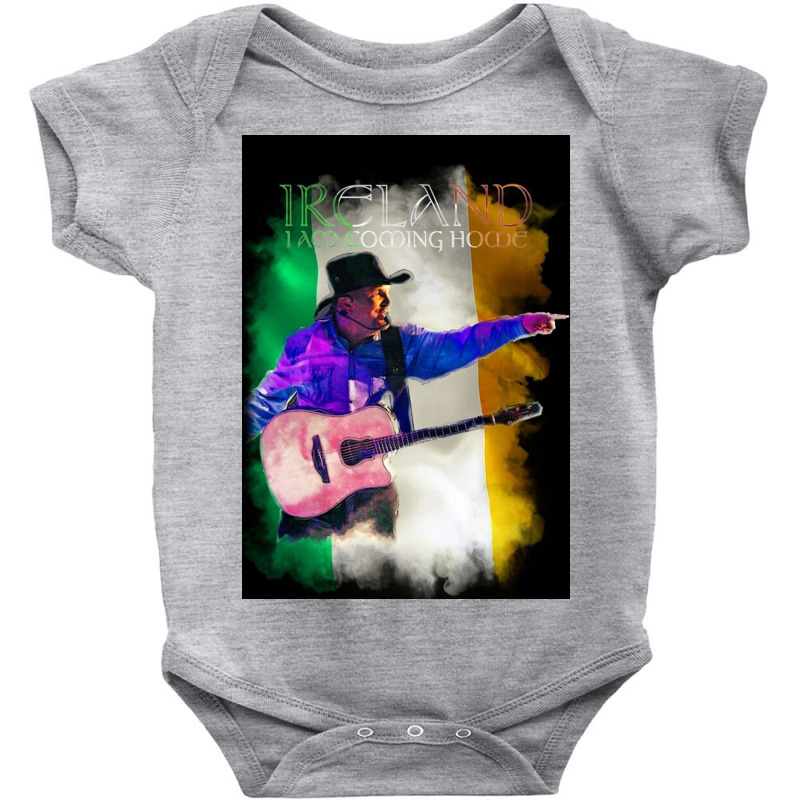 Garth Brooks Ireland Poster Baby Bodysuit by dougbunger | Artistshot