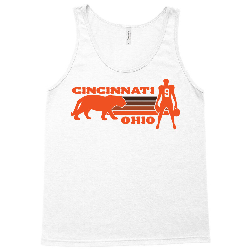 Cincinnati Ohio Football Tank Top by masfiaano4 | Artistshot