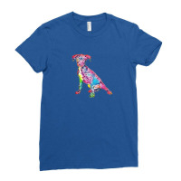 Cute Young Mixed Terrier Bree Ladies Fitted T-shirt | Artistshot