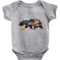 California Dream Bear T Shirt Baby Bodysuit | Artistshot