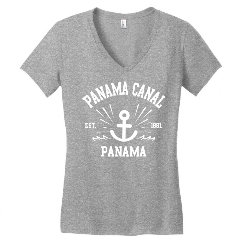 Panama Canal T Shirt Women's V-Neck T-Shirt by arainro | Artistshot