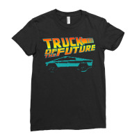 Truck Of The Future Cyber Tech 80s Futuristic Truc Ladies Fitted T-shirt | Artistshot