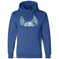 Dragon & Dice (blue) Champion Hoodie | Artistshot