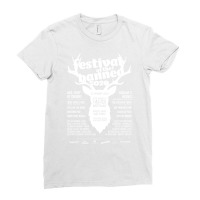 Festival Of The Banned 2020   Dark Theme 18 Ladies Fitted T-shirt | Artistshot