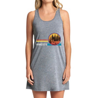 Retro Vintage Minnesota Mn 80s Lake Forest Mountai Tank Dress | Artistshot