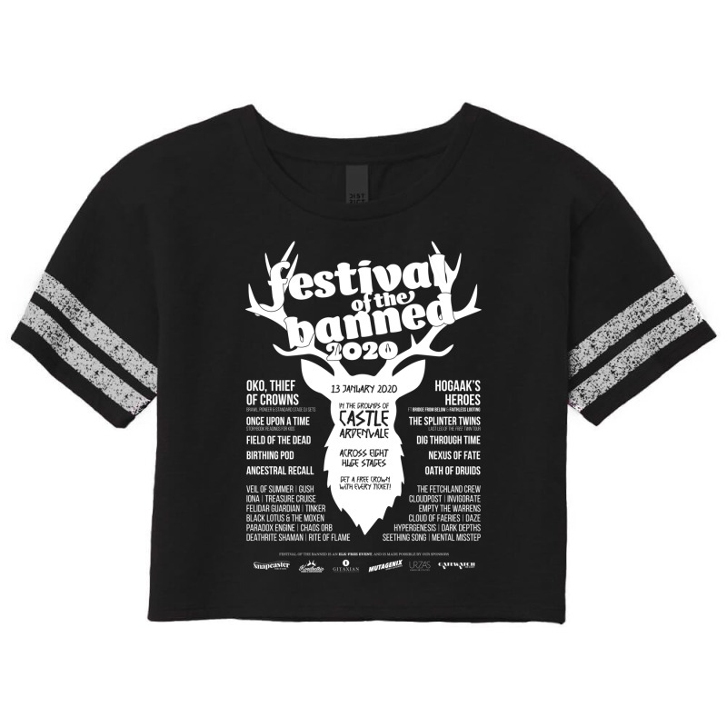 Festival Of The Banned 2020   Dark Theme 7 Scorecard Crop Tee by wronazeinerl | Artistshot