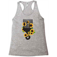 Afro Comb Sunflowers Racerback Tank | Artistshot