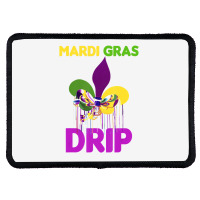 Mardi Gras Drip Cute Mardi Gras Carnival Costume P Rectangle Patch | Artistshot