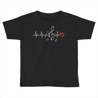 Music Heartbeat Clothing For Music Lovers T Shirt Toddler T-shirt | Artistshot